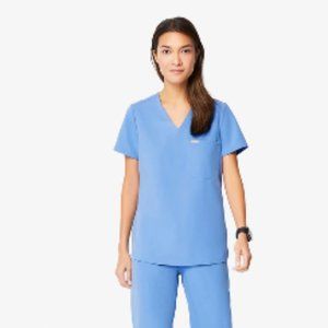 Women's Ceil Blue Catarina Scrub Top